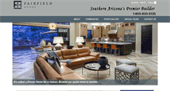 Desktop Screenshot of fairfieldhomesarizona.com